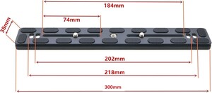 OEM PU-300 30cm Arca Swiss Uyumlu Hızlı Çıkarma Plakası - Thumbnail