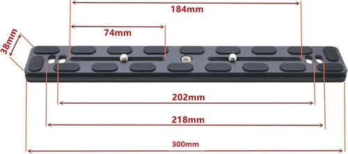 OEM PU-300 30cm Arca Swiss Uyumlu Hızlı Çıkarma Plakası