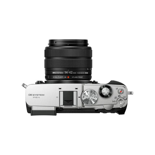 Olympus OM SYSTEM PEN Gümüş + M.Zuiko 14-42mm F3.5-5.6 III Objektif Kiti