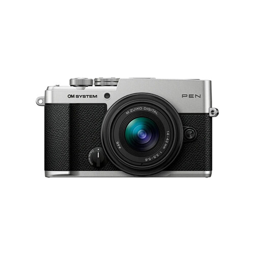 Olympus OM SYSTEM PEN Gümüş + M.Zuiko 14-42mm F3.5-5.6 III Objektif Kiti