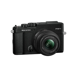 Olympus OM SYSTEM PEN Siyah + M.Zuiko 14-42mm F3.5-5.6 III Objektif Kiti - Thumbnail