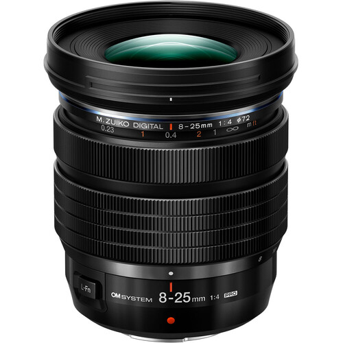 OM System M.Zuiko Digital ED 8-25mm f/4 PRO Lens (MFT)