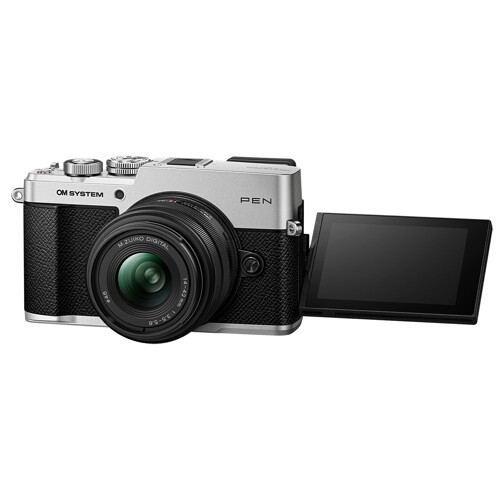 OM System PEN Aynasız Fotoğraf Makinesi (Gümüş)