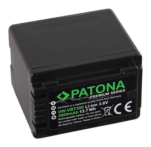 Patona 1257 Premium VW-VBT380 Panasonic Batarya