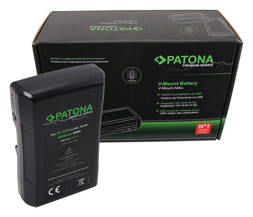 Patona 1265 Premium V-Mount Batarya (95Wh)