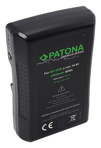 Patona 1265 Premium V-Mount Batarya (95Wh)