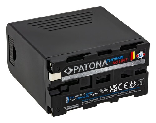 Patona 1377 Platinum USB-C Girişli Sony NP-F970 Batarya