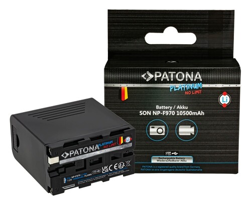 Patona 1377 Platinum USB-C Girişli Sony NP-F970 Batarya