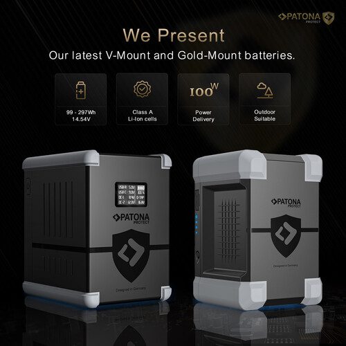Patona 13805 Protect Gold Mount Batarya (G150-PD100 148Wh)