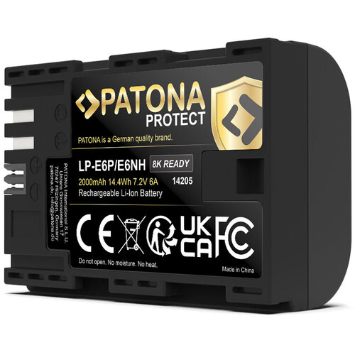 Patona 14205 Protect Canon LP-E6P Batarya