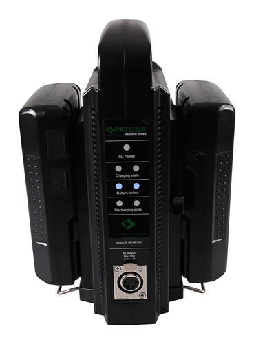 Patona 1681 Premium Dual V-Mount İkili Şarj Aleti