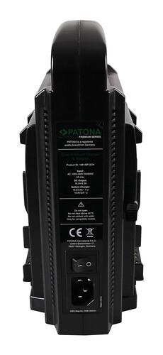 Patona 1681 Premium Dual V-Mount İkili Şarj Aleti