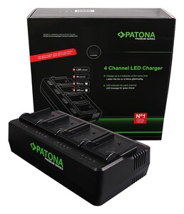 Patona 1692 Premium 4’lü Şarj Cihazı Sony F960 / F970 Serisi İçin - Thumbnail