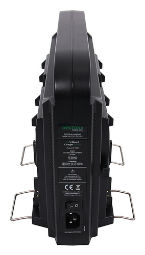 Patona 1698 Premium Slim V-Mount 4'lü Şarj Aleti