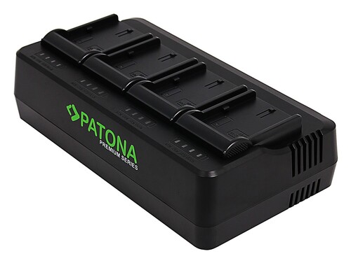 Patona 1700 Premium 4’lü Şarj Cihazı Canon LP-E6 İçin
