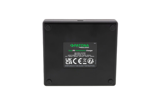 Patona 1800 Premium Dual PD BP-U100 İkili Şarj Aleti