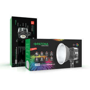 Patona 4172 Premium SQ200RGB LED Video Işığı 200W COB (Sert Taşıma Çantası ile) - Thumbnail