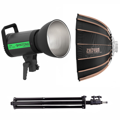 Patona 4198 ML-1200 120W Bi-Color LED 60cm Octagon Softbox Tekli Işık Kiti