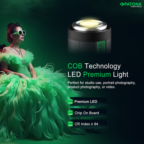 Patona 4198 ML-1200 120W Bi-Color LED 80cm Octagon Softbox Tekli Işık Kiti