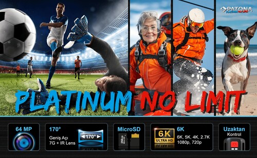 Patona 4233 Platinum Life SL5 Aksiyon Kamera