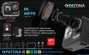 Patona 4233 Platinum Life SL5 Aksiyon Kamera - Thumbnail