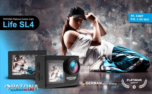 Patona 4234 Platinum Life SL4 Aksiyon Kamera