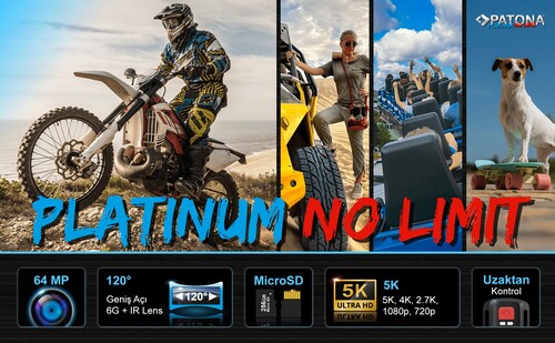 Patona 4234 Platinum Life SL4 Aksiyon Kamera
