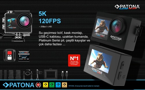 Patona 4234 Platinum Life SL4 Aksiyon Kamera