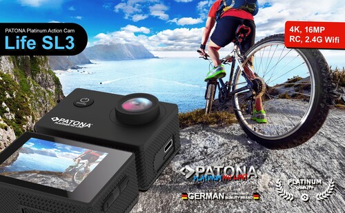 Patona 4235 Platinum Life SL3 Aksiyon Kamera