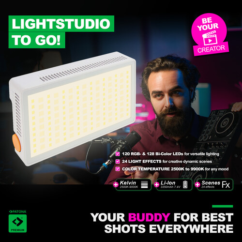 Patona 4246 Premium RGB Led Panel Işık