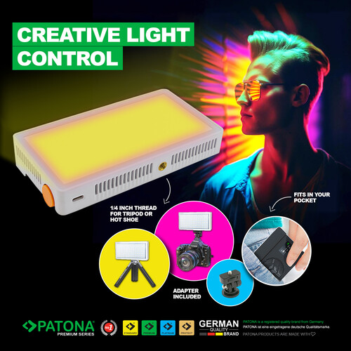 Patona 4246 Premium RGB Led Panel Işık