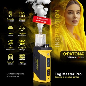 PATONA 4270 Fog Master Pro Set Taşınabilir sis Makinesi Aksesuarları ve Çantası Dahil - Thumbnail