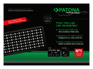 Patona 4290 Premium RGB Panel Işık - Thumbnail