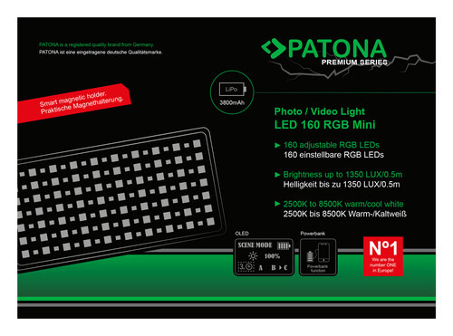 Patona 4290 Premium RGB Panel Işık