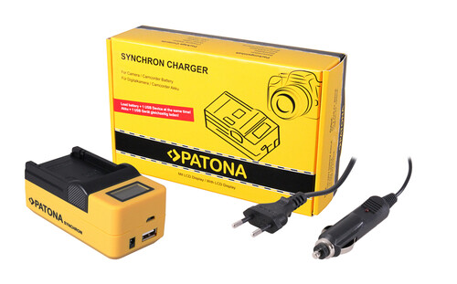 Patona 4557 Synchron USB Şarj Aleti Sony NP-FV50 FV70 FV100
