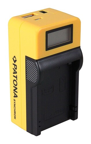Patona 4574 Senkron LCD Ekranlı USB Şarj Cihazı Canon LP-E8 İçin