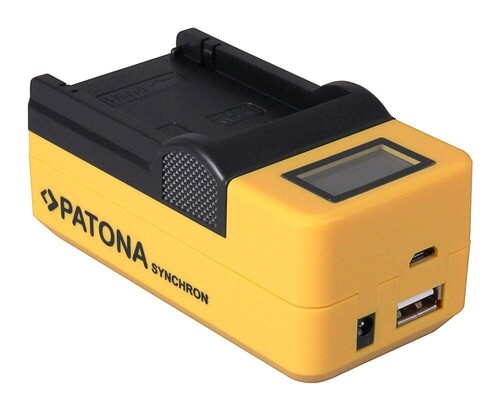 Patona 4574 Senkron LCD Ekranlı USB Şarj Cihazı Canon LP-E8 İçin