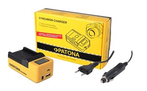 Patona - Patona 4583 Synchron Canon LP-E6 için LCD Ekranlı USB Şarj Cihazı Patona - Patona 4583 Synchron Canon LP-E6 için LCD Ekranlı USB Şarj Cihazı