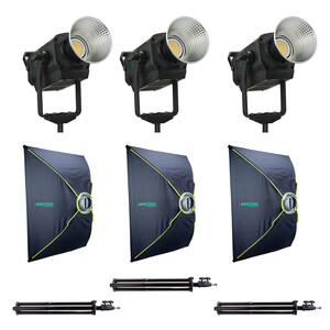 Patona ML-6000 600W Bi-Color LED Üçlü Video Işık Kiti - Thumbnail