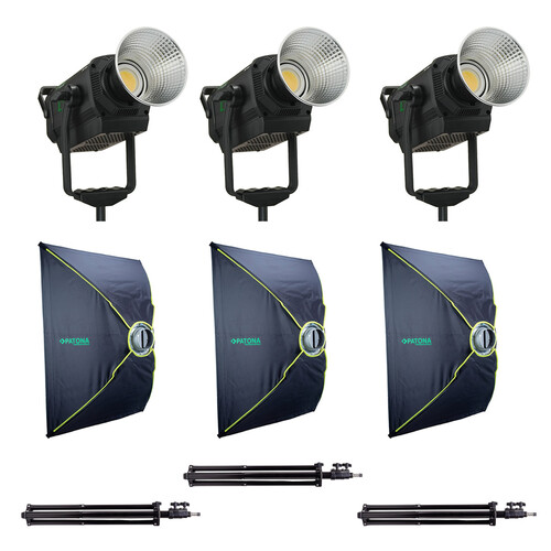 Patona ML-6000 600W Bi-Color LED Üçlü Video Işık Kiti