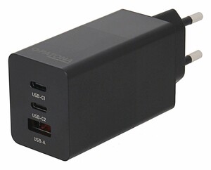 Patona Premium GaN PD65W Adaptör 2xUSB-C 1xUSB-A PD3.0 QC3.0 - Thumbnail