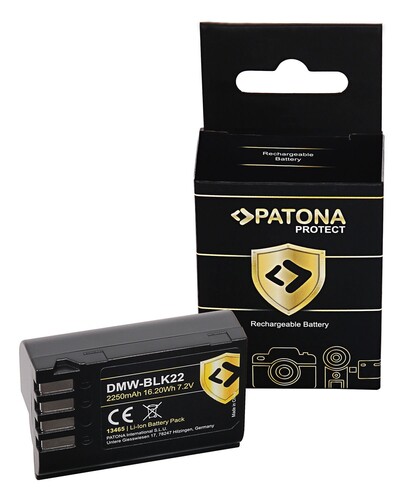 Patona Protect 13465 Panasonic DMW-BLK22 Batarya