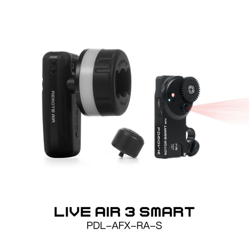 PDMOVIE Live Air 3 Smart LiDAR Otomatik Netleme Kablosuz Follow Focus Sistemi (PDL-AFX-RA-S El Çarkı Kiti)