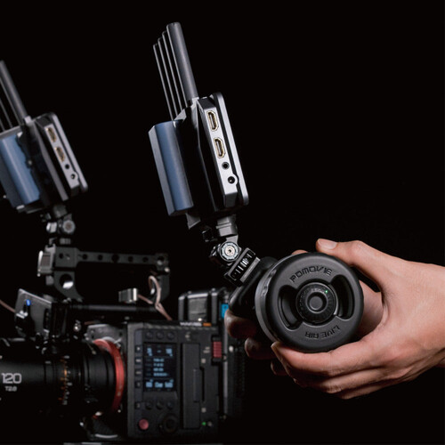 PDMOVIE Live Air 4 Smart Hybrid Zoom LiDAR Otomatik Netleme Kablosuz Follow Focus Sistemi (PDL-AFX-RA-SPM Tam Set)