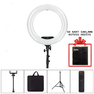 PDX 19 inç (48 cm) Ring Light 2m Ayaklı Set