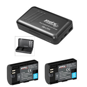 PDX - Pdx ikili Canon Lp-E6 Batarya ve ikili Şarj Cihazı Kit PDX - Pdx ikili Canon Lp-E6 Batarya ve ikili Şarj Cihazı Kit