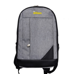 PDX Nikon Fotoğraf Makinesi Ufak Sırt Çantası (Gri)