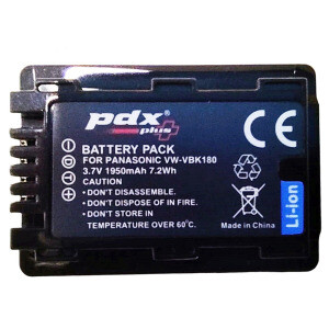 PDX - PDX PANASONIC VW-VBK180 Batarya