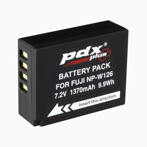 PDX - PDX Plus for Fuji NP-W126 Batarya