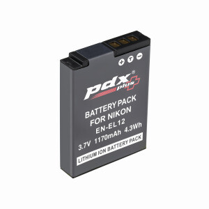PDX Plus For Nikon EN-EL12 Batarya